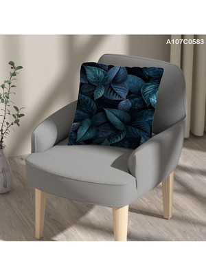 A2ZTR Kırlent Kılıf Çift Tarafı Baskılı Süet Kumaş