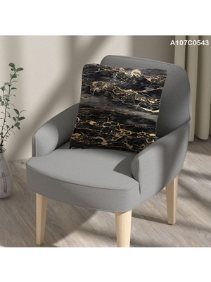 A2ZTR Kırlent Kılıf Çift Tarafı Baskılı Süet Kumaş