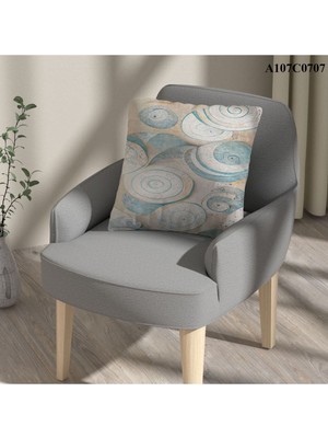 A2ZTR Kırlent Kılıf Çift Tarafı Baskılı Süet Kumaş