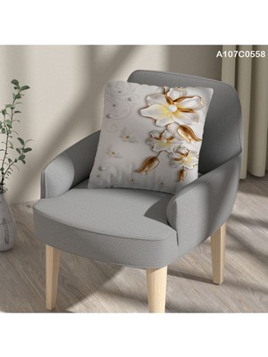 A2ZTR Kırlent Kılıf Çift Tarafı Baskılı Süet Kumaş