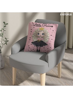 A2ZTR Kırlent Kılıf Çift Tarafı Baskılı Süet Kumaş