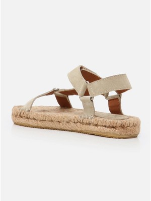 Su Espadril Yula Kum Kadın Espadril Sandalet