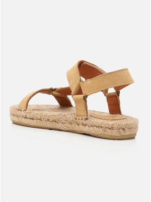 Su Espadril Yula Koyu Kum Kadın Espadril Sandalet