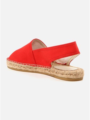 Su Espadril Joanne Kırmızı Kadın Espadril Sandalet