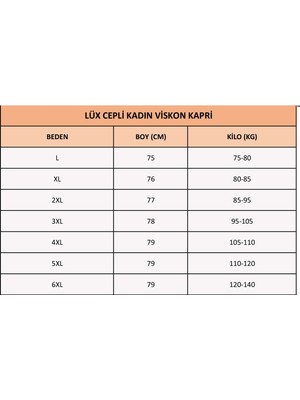 Altınay Lüx Cepli Viskon Kadın Kapri & Bermuda K11