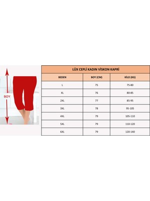 Altınay Lüx Cepli Viskon Kadın Kapri & Bermuda K2