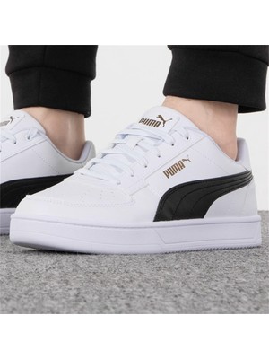 Puma Caven 2.0 Erkek Sneaker Spor Ayakkabı Beyaz Siyah Konforlu Tasarım Kauçuk Taban
