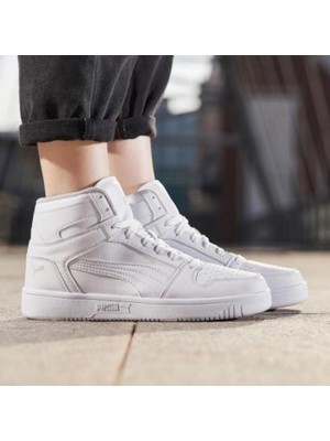 Puma Rebound Layup Hi Kadın Trend Sneaker Spor Ayakkabı 370486-02 V5