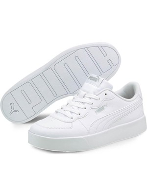 Puma Skye Clean Beyaz Kadın Trend Spor Ayakkabı 380147-02 V12