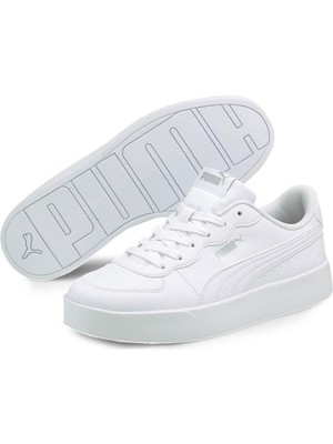 Puma Skye Clean Beyaz Kadın Trend Spor Ayakkabı 380147-02 V11