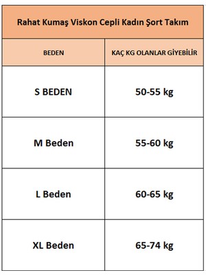 Lady Time Rahat Kumaş Viskon Cepli Kadın Şort Takım 2101