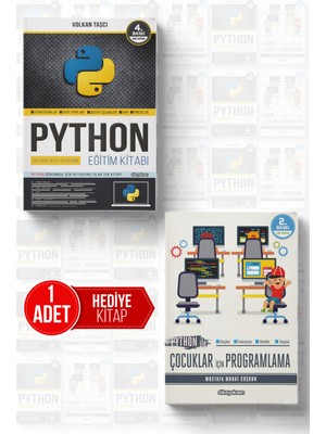 Dikeyeksen Python Eğitim Kitabı (2'li Set HEDİYELİ)