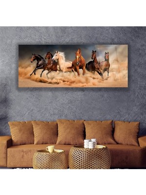 Emya Home Atlar Cam Tablo