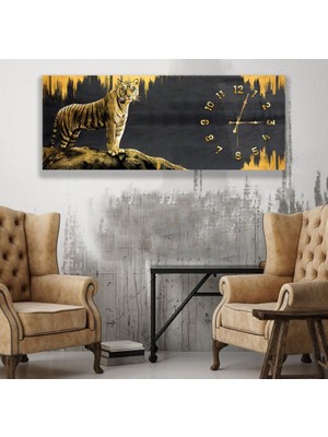 Emya Home Saatli Kaplan Cam Tablo