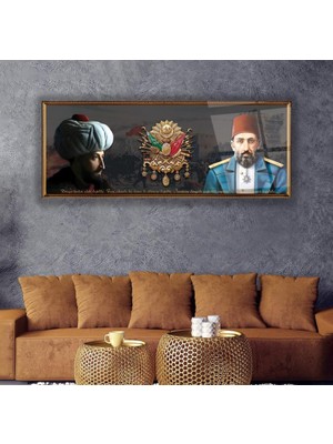 Emya Home Osmanlı Arması Cam Tablo