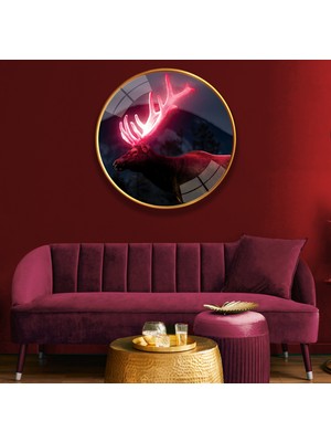 Emya Home Geyik Cam Tablo