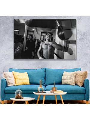 Emya Home Muhammed Ali Cam Tablo