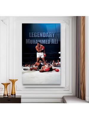 Emya Home Muhammed Ali Cam Tablo