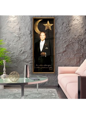 Emya Home Atatürk Cam Tablo