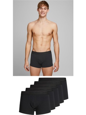 Jack & Jones Jactone Erkek 5 Li Siyah Boxer Seti 12176266 v2