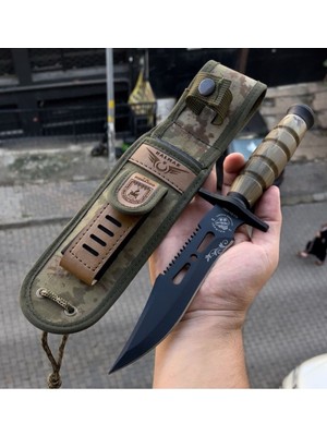 Tekinhediyelik Halmak Av ve Kamp Bıçağı Yeni Haki Model