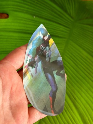 Gönülden Tasarım 13 x 6 cm 3 Boyutlu Değişen Spider Man Arma Dikiş Giyim Aksesuarı