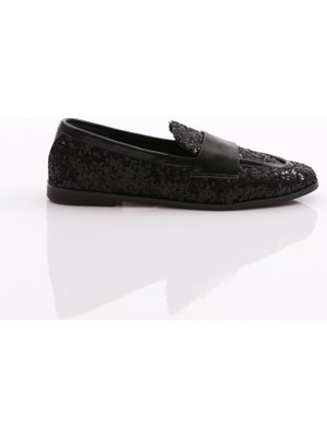 Dgn 6373 Kadin Metal Aksesuarli Babet