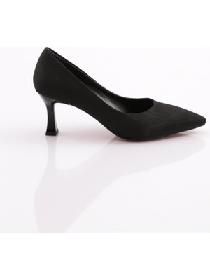 Dgn 320 Sivri Burun Parmak Dekolteli Topuklu Ayakkabi