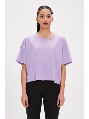 Bad Bear Amanda Mor Basic Kadın Tişört