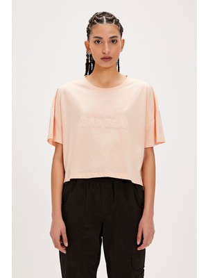 Bad Bear Holly Pembe Baskılı Kadın Tişört