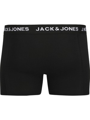 Jack & Jones Erkek Logolu Beli Lastikli 5'li Boxer Paketi - Anthony