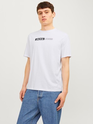 Jack & Jones Erkek Gögüs Baskili Tisört - Corplogo