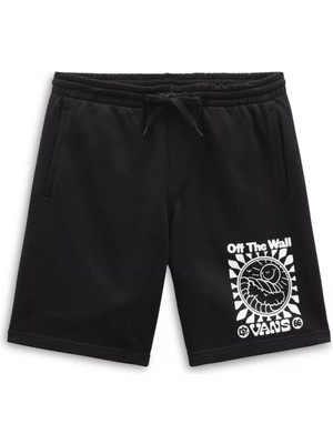 Vans Smiling Sun Relaxed Fleece Short Erkek Siyah Şort