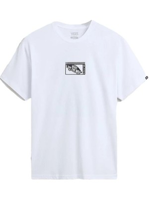 Vans Tech Box Ss Tee Erkek Beyaz T-Shirt