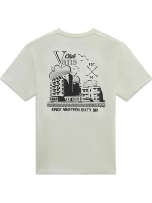 Vans Club Vee Ss Tee Erkek Beyaz T-Shirt