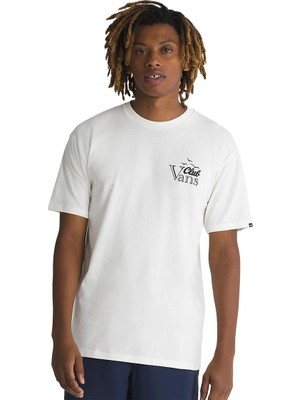 Vans Club Vee Ss Tee Erkek Beyaz T-Shirt