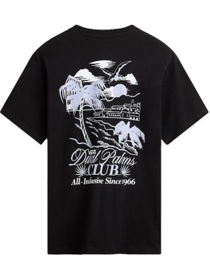 Vans Dual Palms Club Ss Erkek Siyah T-Shirt