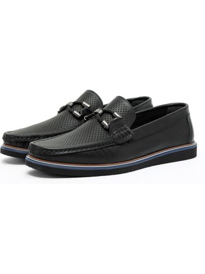 Ducavelli Gela Deri Erkek Günlük Ayakkabı Loafer Ayakkabı