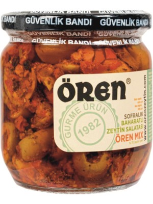 Ören 425 cc Sofralık Baharatlı Zeytin Salatası Ören Mix