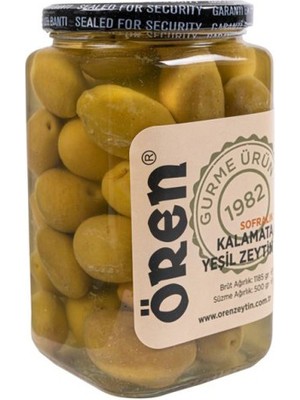 Ören Sofralık Kalamata Yeşil Zeytin