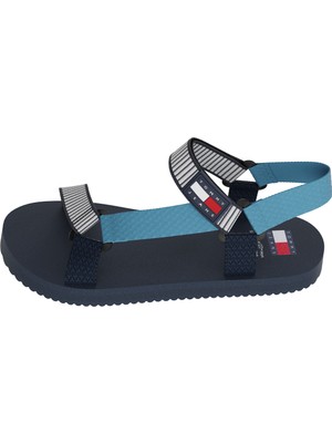 Tommy Hilfiger Lacivert Erkek Sandalet Tjm Casual