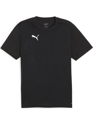Puma Teamfinal Training Jersey Erkek Futbol Antrenman Tişörtü 65855703 Siyah