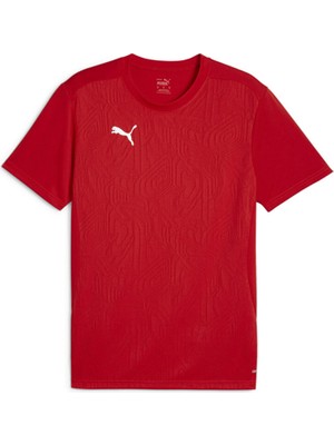 Puma Teamfinal Training Jersey Erkek Futbol Antrenman Tişörtü 65855701 Kırmızı