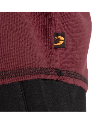 Gasp L/s Thermal Hoodie, Maroon