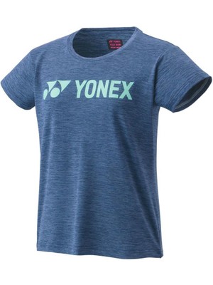 Yonex Kadın Lacivert Tshirt 16689 Antistatik Hızlı Kuruyan Kumaş ile Aktif Kullanım İçin