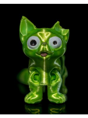 Cadılar Bayramı Zombi Kedi Hareketli oyuncak 13 cm