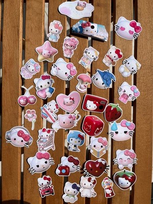 EyER Shoping Hello Kitty 3D Animasyon Paketli Etiket Sticker Set