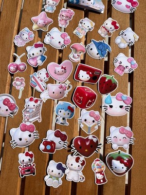 EyER Shoping Hello Kitty 3D Animasyon Paketli Etiket Sticker Set