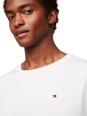 Tommy Hilfiger Erkek Beyaz T-Shirt