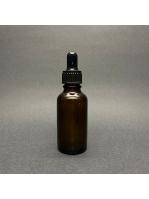 JUNİBELİW 7 Adet 30 ml Amber Cam Şişe Kapaklı Cam Damlalıklı Boş Çok Amaçlı Yağ Esans Şişesi 7X30ML